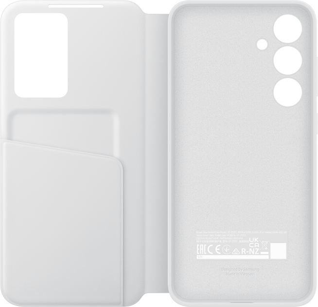 Etui z klapką Samsung Smart View Wallet Case do Samsung Galaxy S24 FE White (EF-ZS721CWEGWW) - obraz 5