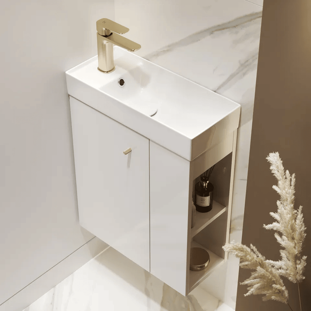 Смеситель для раковины CERSANIT Larga S951-389 золото матовое - изображение 5