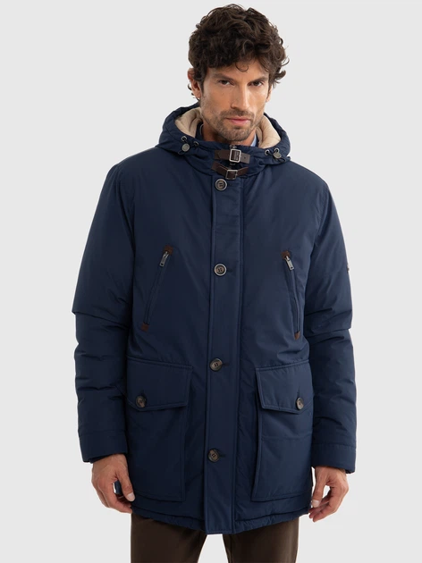 Parka męska Big Star Kamnan 403 S Granatowa (5900714793197) - obraz 1