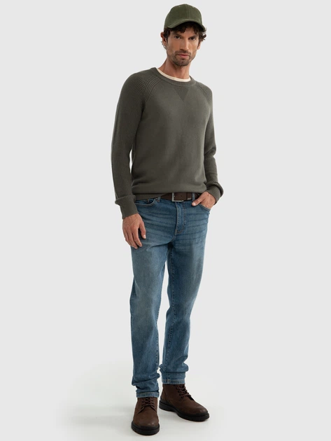 Sweter męski Big Star Najn 905 3XL Szary (5900714777982) - obraz 3