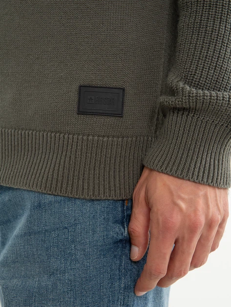 Sweter męski Big Star Najn 905 3XL Szary (5900714777982) - obraz 6