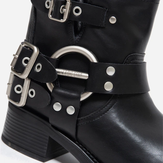 Жіночі черевики Big Star Oo274A190 906 38 Чорні (5900714808143) - зображення 6