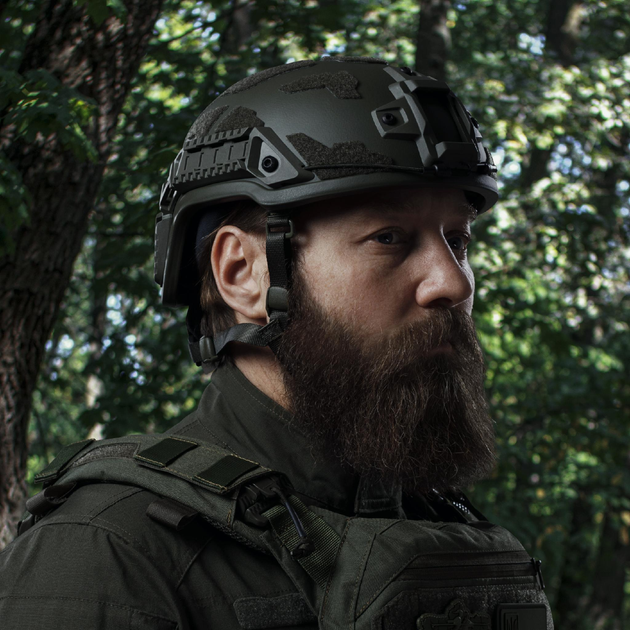 Кевларовий шолом ARCH Helmet L (ECH). Олива - зображення 2