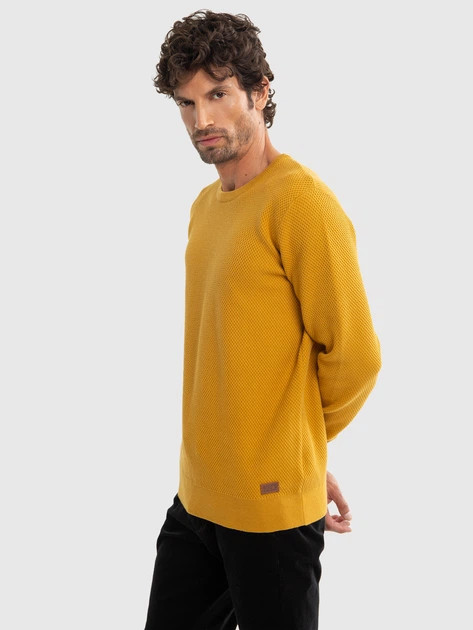 Sweter męski Big Star Reyli 202 XL Żółty (5900714768393) - obraz 2
