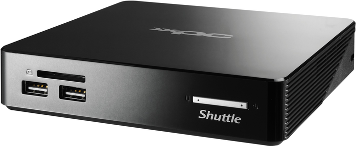 Odtwarzacz multimedialny Shuttle XPC nano Barebone Black (NS02EV2) - obraz 1