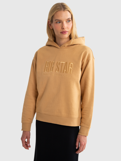 Худі жіноче Big Star Larissa 801 L Бежеве від Rozetka на платформі USKIDKA Акція на Худі жіноче Big Star Larissa 801 L Бежеве від Rozetka