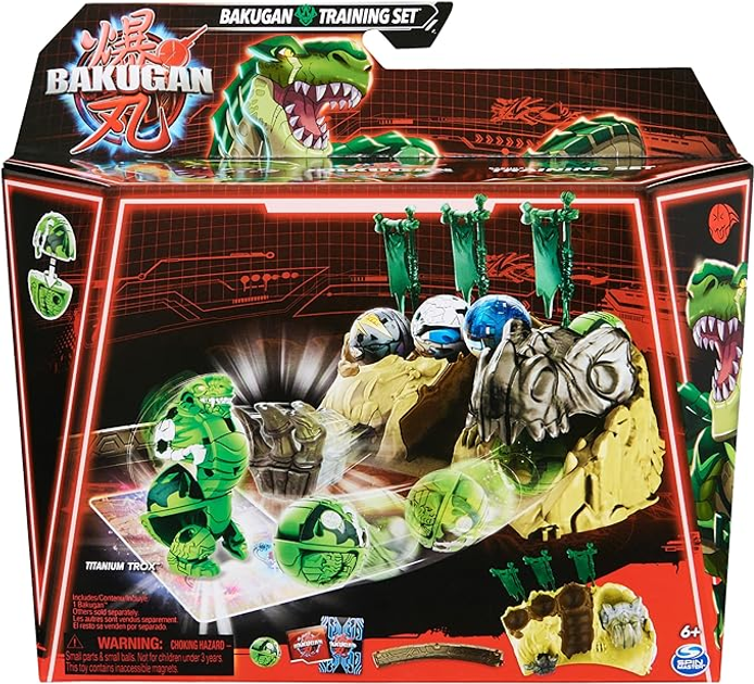 Zestaw do zabawy Spin Master Training Set Bakugan Titanium Trox (0778988496954) - obraz 1