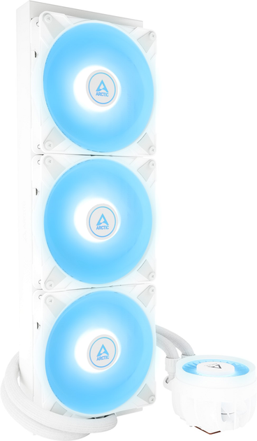 Система водяного охолодження Arctic Liquid Freezer III 420 A-RGB White (ACFRE00153A) - зображення 2