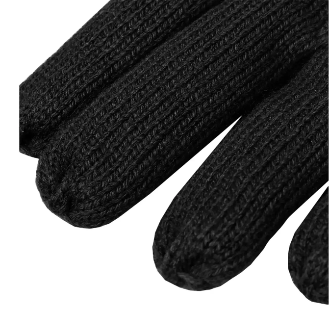 Тактические перчатки зимние Mil-tec winter утеплитель Thinsulate black 12531002 L - изображение 2