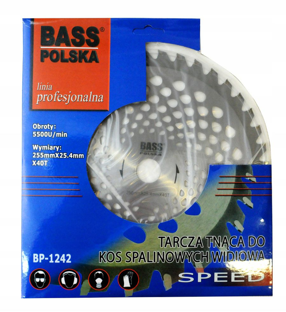 Диск для бензокоси Bass Polska 55 x 25.4 мм x 40 T (5902067606582) - зображення 5