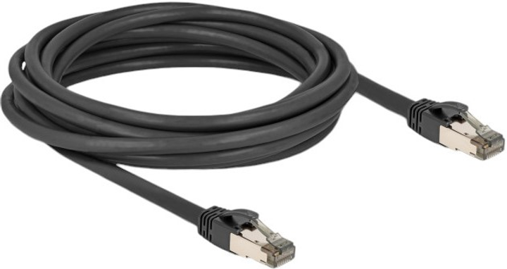 Patchcord Delock Cat.6A U/FTP 5 m Black (80243) - obraz 2