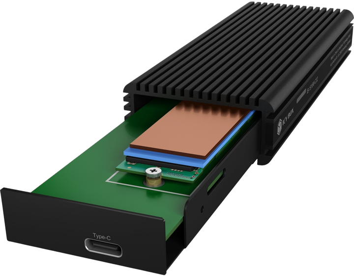Zewnętrzna kieszeń Icy Box IB-1916M-C32 do M.2 SSD USB-C 3.2 Gen 2x2 (4250078170655) - obraz 7