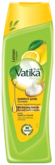 Акція на Шампунь Dabur Vatika Освіжаючий з лимоном проти лупи 400 мл від Rozetka