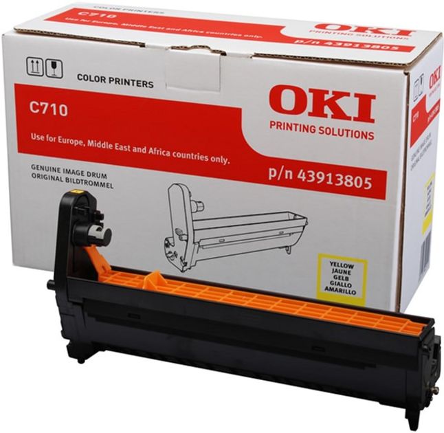 Toner OKI C710 Yellow (43913805) - obraz 1