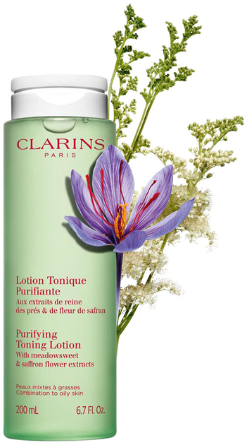 Очищувальний засіб для обличчя Clarins Purifying Toning 200 мл (3666057216718) - зображення 2