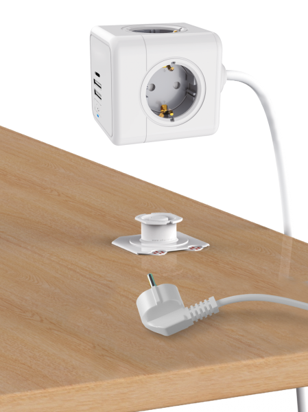 Розгалужувач живлення Technaxx Cube TX-195 USB 1.4 м (4260358125367) - зображення 8