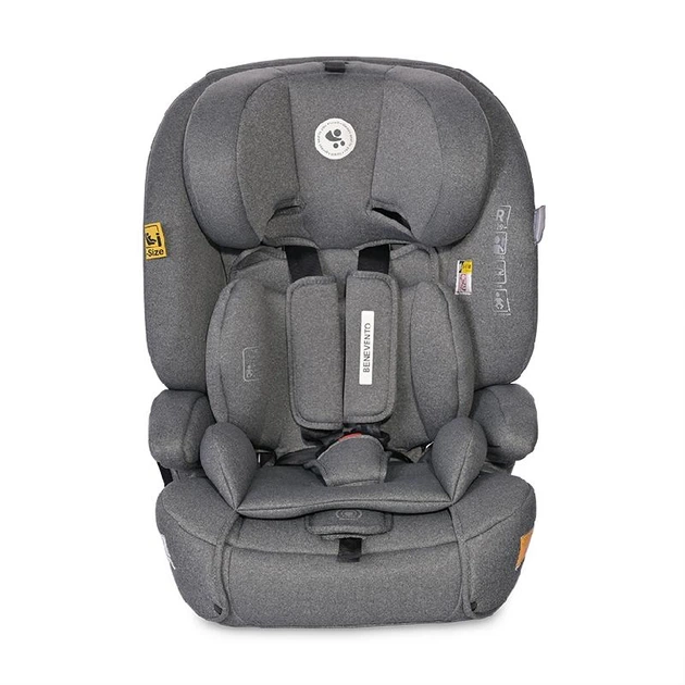 Автокресло детское Lorelli Benevento Isofix 9-36 кг Grey крепление ISOFIX серое - изображение 2