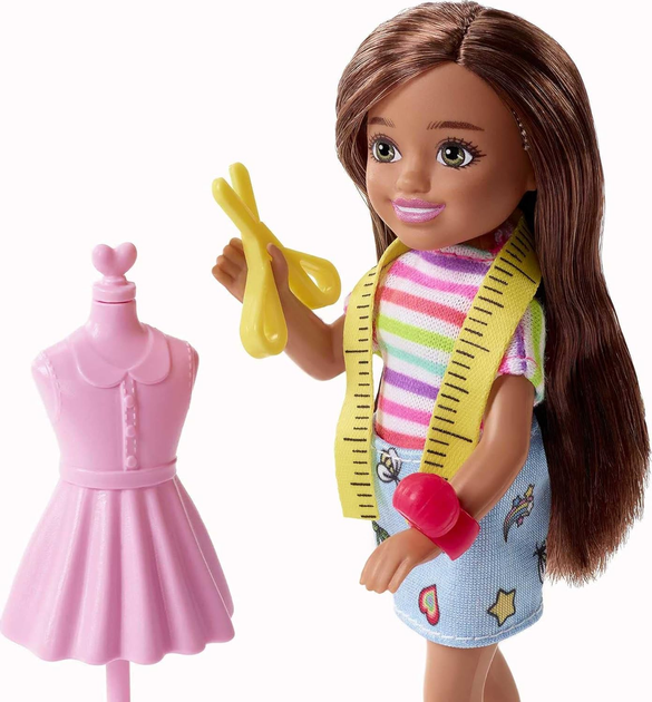Lalka Barbie Chelsea Kariera Projektantka mody (0194735012381) - obraz 4