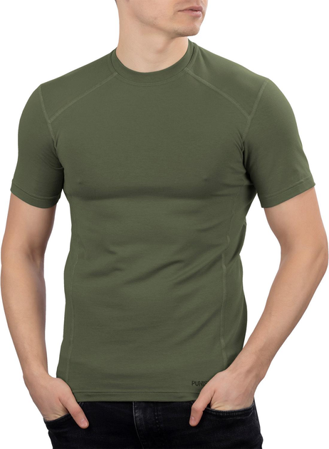 Футболка тактична чоловіча 281z Olive Green XL - зображення 1