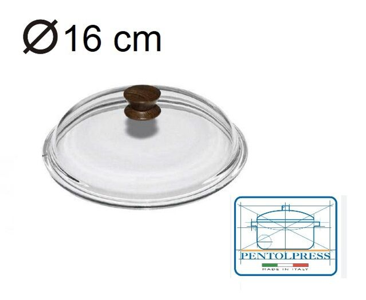 Pokrywka do patelni PENTOLPRESS Julienne Italy 16 cm JU JB051600 (5902067609736) - obraz 2