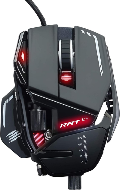 Игровая проводная мышь Mad Catz R.A.T. 8+ Черная Б/В g4 - изображение 1