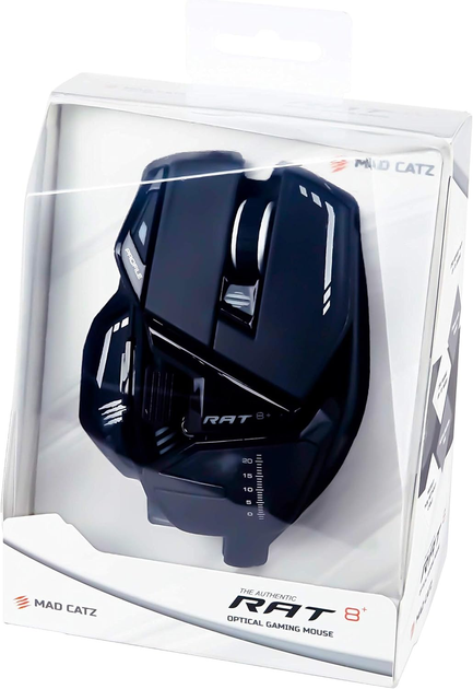 Игровая проводная мышь Mad Catz R.A.T. 8+ Черная Б/В g4 - изображение 6