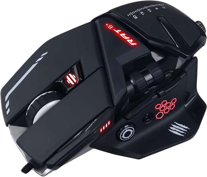 Игровая проводная мышь Mad Catz R.A.T. 6+ Черная Б/В g6 - изображение 3