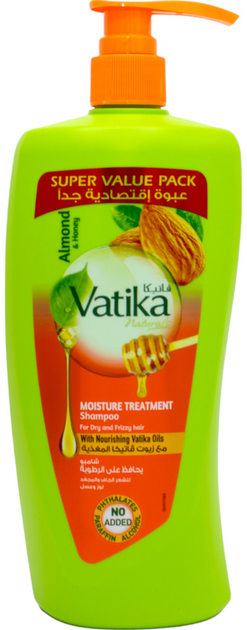 Акція на Шампунь Dabur Vatika Зволожуючий з солодким мигдалем 600 мл від Rozetka