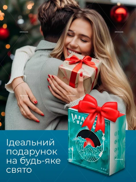Колонка портативна з Bluetooth підключенням Біла з годинником та білим шумом у вигляді вінілового програвача - Фото 7 Колонка портативна з Bluetooth підключенням Біла з годинником та білим шумом у вигляді вінілового програвача - зображення 7