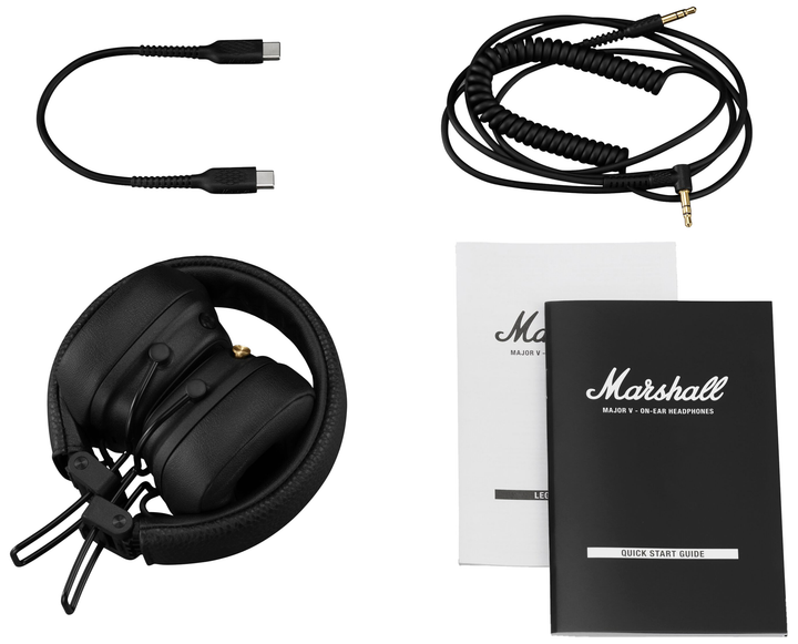 Навушники Marshall Headphones Major V Black (1006832) - зображення 7