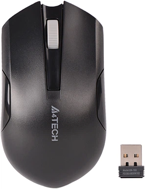 Миша A4Tech G3-200NS Silent Wireless Black - зображення 2