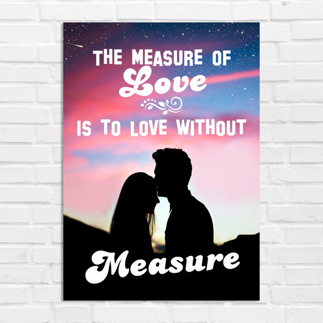 Плакат-постер Кавун The Measure Of Love Is to love without Measure А1 Разноцветный ПЛ000885А1 - Фото 1 Плакат-постер Кавун The Measure Of Love Is to love without Measure А1 Разноцветный ПЛ000885А1 - изображение 1