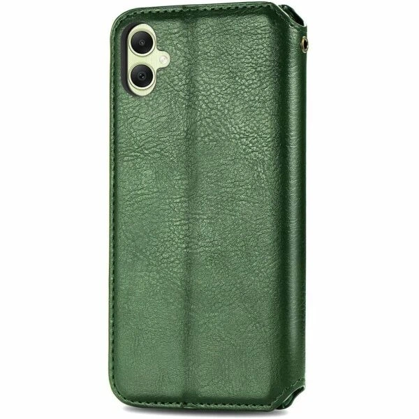 Чехол Deexe Rhombus Wallet для Samsung Galaxy A06 (A065) - Green - изображение 5