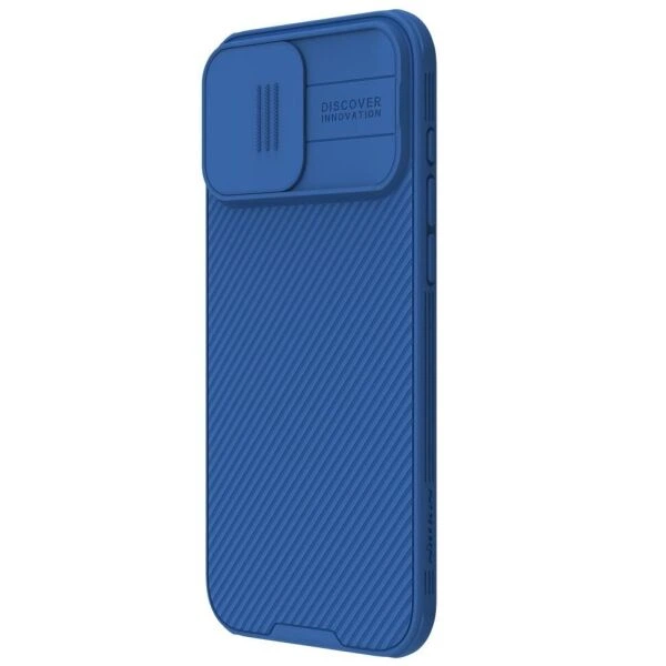Чехол со шторкой для камеры NILLKIN CamShield Pro для iPhone 16 Pro - Blue - изображение 2