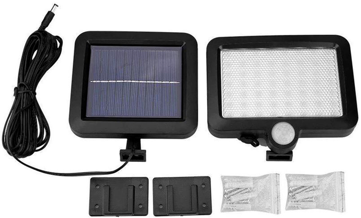 Lampa solarna Bass Polska zewnętrzna z czujnikiem ruchu 1.5 W 150 LED (5902067621523) - obraz 2