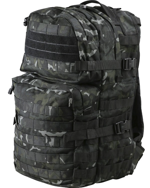 Рюкзак тактичний KOMBAT UK Medium Assault Pack мультикам 40л Чорний - зображення 1