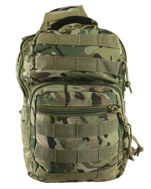 Рюкзак тактичний однолямковий KOMBAT UK Mini Molle Recon Shoulder Bag 10л Мультікам - изображение 2