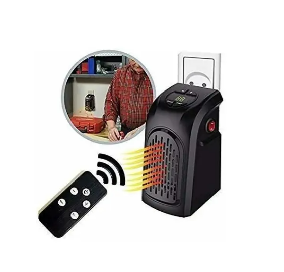 Обогреватель HANDY HEATER с пультом W/R 400 Вт – компактный настенный обогреватель с керамическим элементом и терморегулятором - изображение 2
