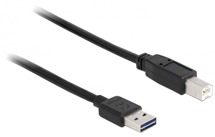 Кабель Delock USB 2.0 Type-A - USB 2.0 Type-B 2 m Black (4043619833597) - зображення 1