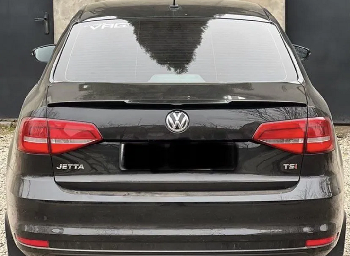 Спойлер на Volkswagen Jetta 6 стиль М4 черный глянцевый ABS-пластик - изображение 8