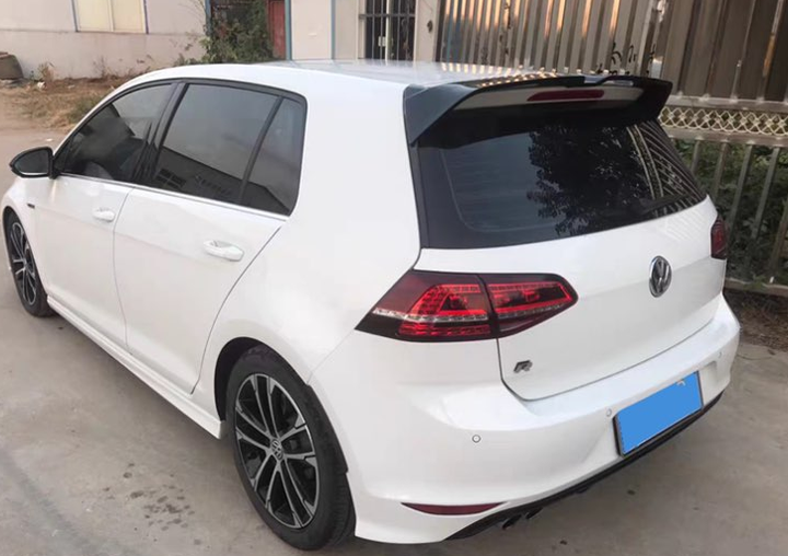 Спойлер на VW Golf 7 Hatchback черный глянцевый ABS-пластик (версия авто GTI) - изображение 6