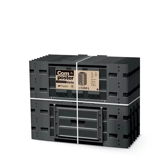 Компостер садовый Prosperplast Compogreen Vario 1250 л Черный Польша - изображение 3