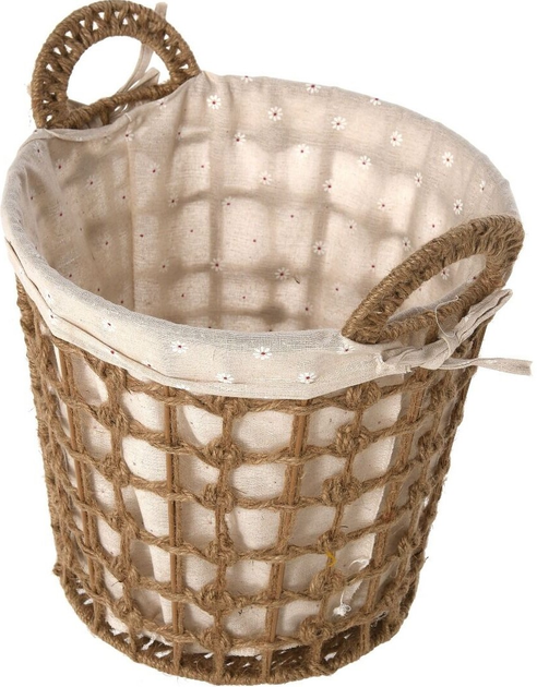 Kosz na bieliznę OTE Linen 33 x 33 x 37 cm (OTE-KOSZ-LINEN-M) - obraz 4