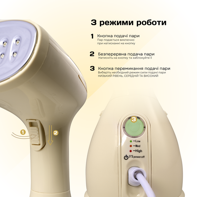 Отпариватель Liberton LHS-6903 - Фото 7 Отпариватель Liberton LHS-6903 - изображение 7