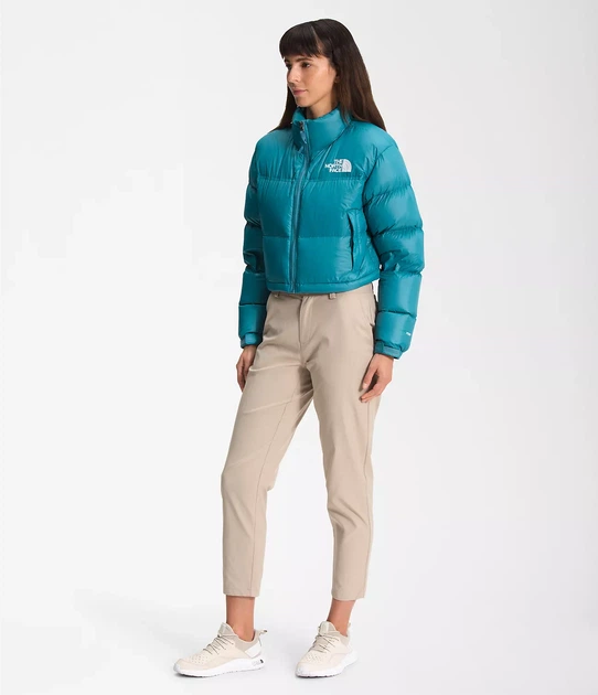 Пуховик The North Face Print Nuptse Short Light Blue NF0A5GGE-4Y3 L - изображение 6