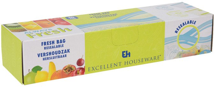 Пакети для зберігання продуктів Excellent Houseware 40 шт (8719202114171) - зображення 1