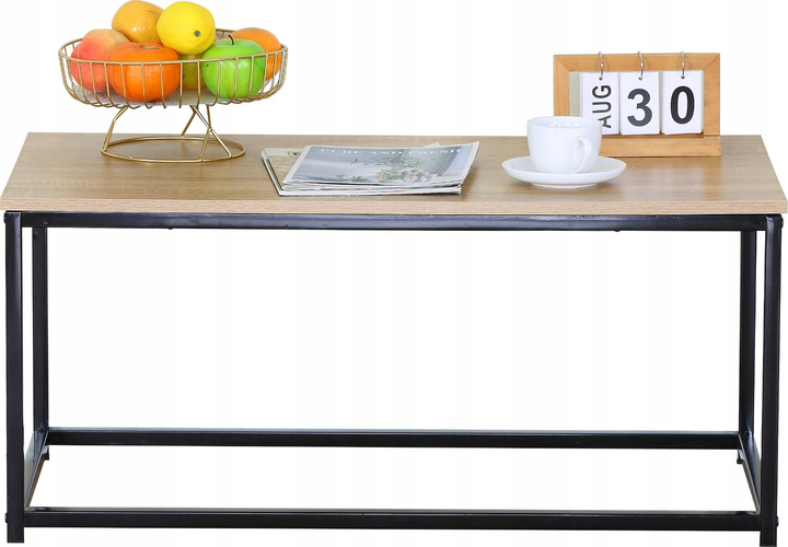 Кавовий столик OTE Loft Чорний (OTE-HOME-COFFEE TABLE) - зображення 3