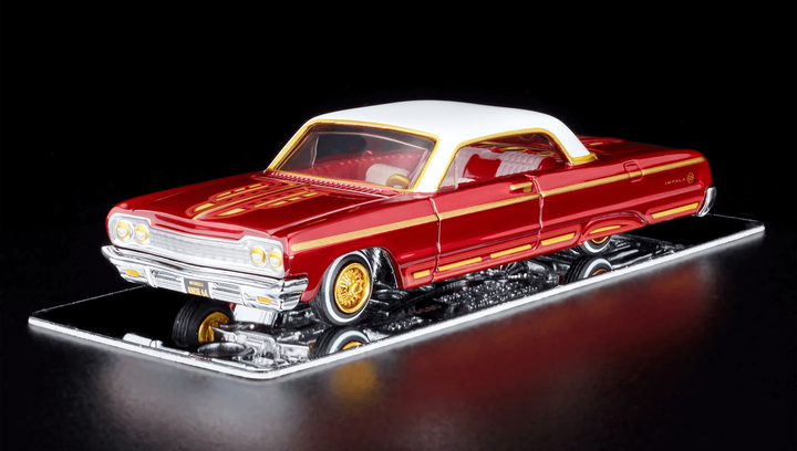 Машинка Premium Hot Wheels '64 Impala Red Line Club RLC 1:64 HWF20