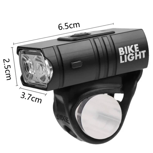 Аккумуляторный велосипедный фонарь USB Bike Light BK-02 на руль велосипеда, Велофара на руль велосипеда Черный - изображение 2