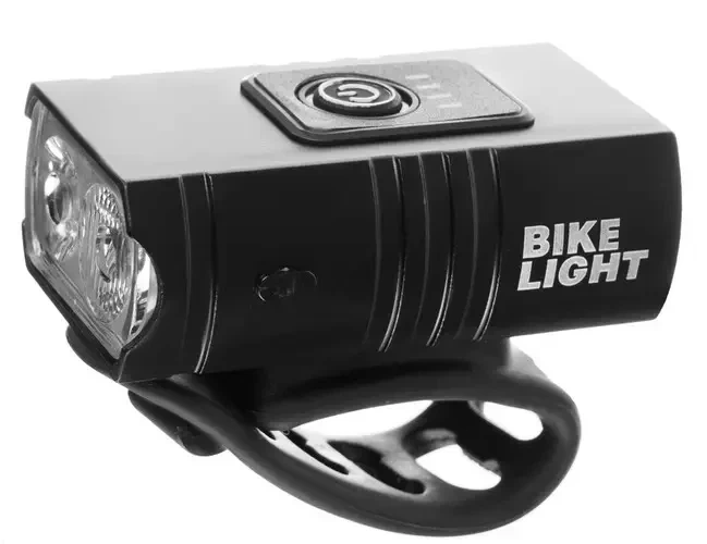 Аккумуляторный велосипедный фонарь USB Bike Light BK-02 на руль велосипеда, Велофара на руль велосипеда Черный - изображение 8